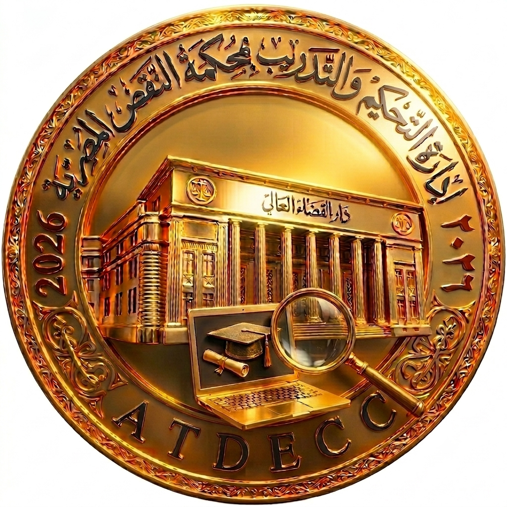 شعار إدارة التحكيم والتدريب بمحكمة النقض المصرية